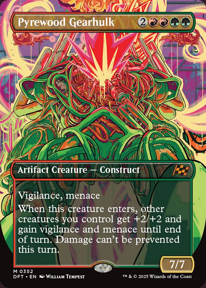 Pyrewood Gearhulk DFT-352 Aetherdrift Magic card