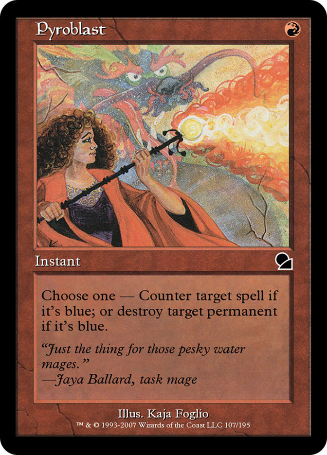 Pyroblast ME1-107 Masters Edition Magic card