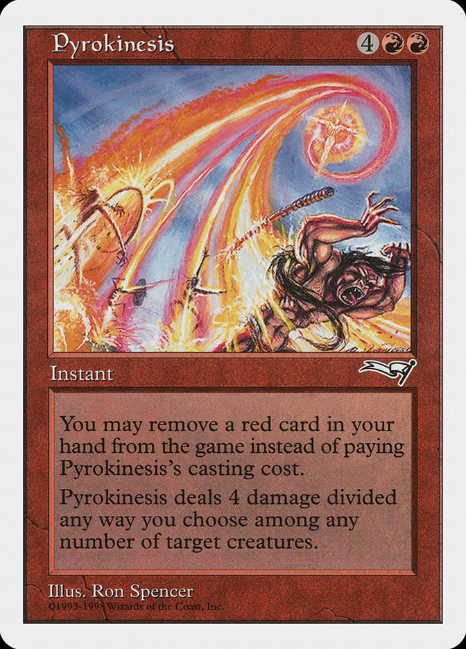 Pyrokinesis ATH-47 Anthologies Magic card