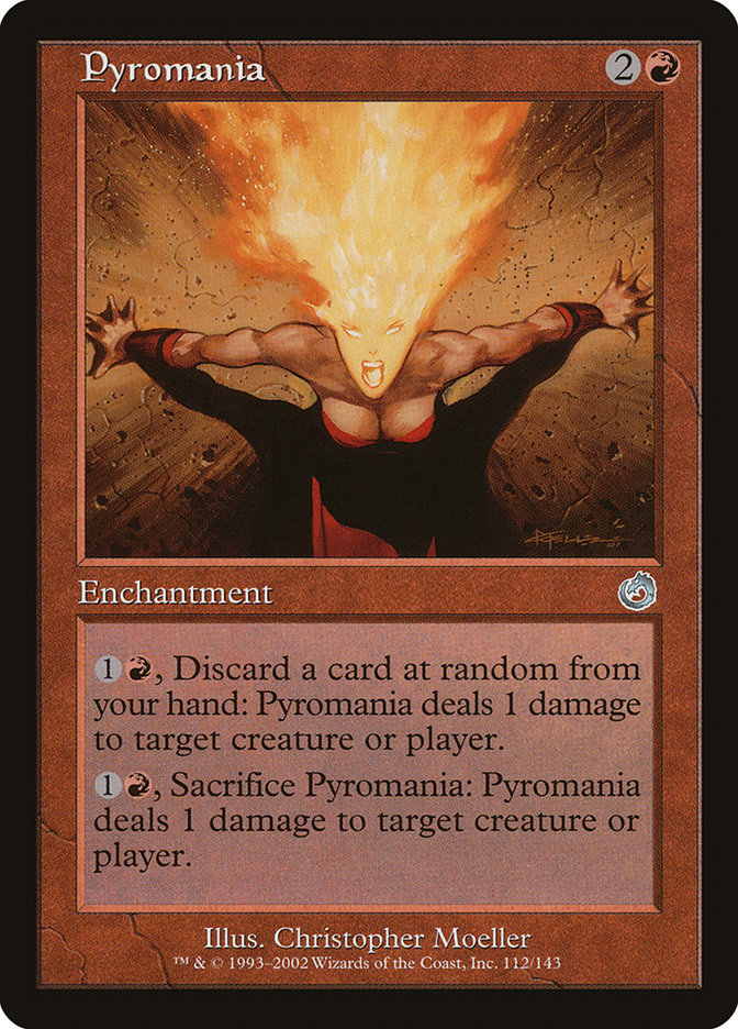 Pyromania TOR-112 Torment Magic card
