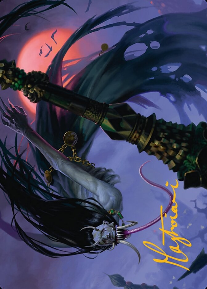 Qarsi Revenant // Qarsi Revenant ATDM-12 Tarkir: Dragonstorm Art Series Magic card