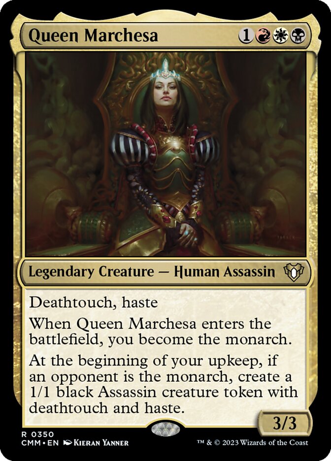 Queen Marchesa CMM-350 Commander Masters Magic card
