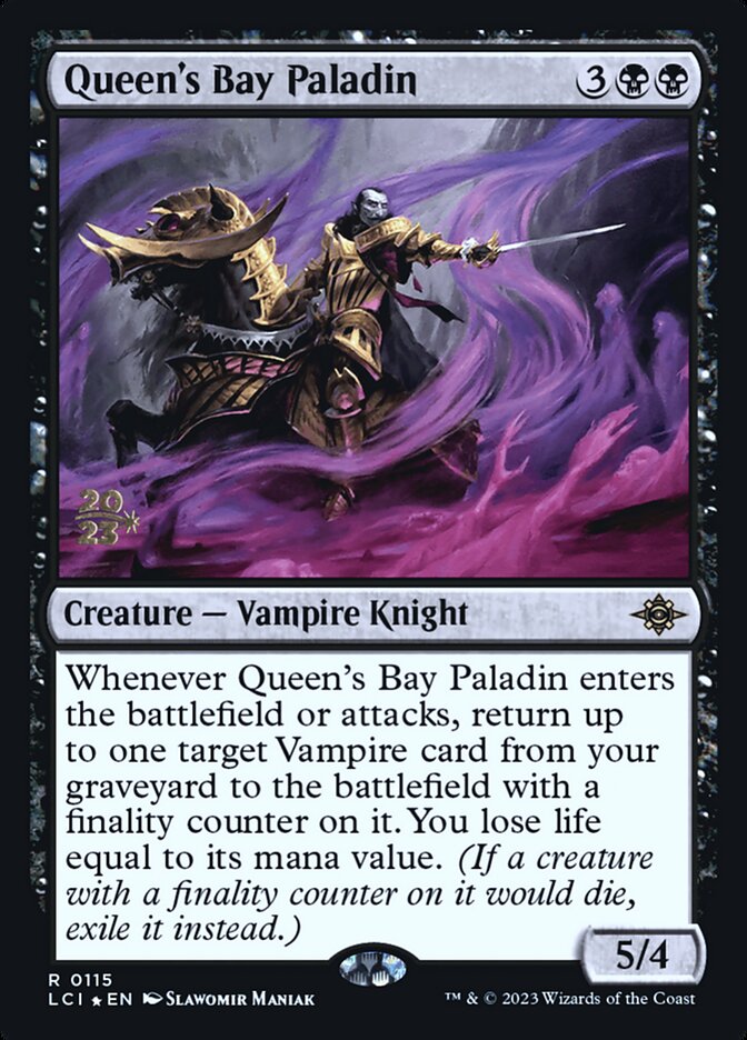Queen's Bay Paladin PLCI-115S The Lost Caverns of Ixalan Promos Magic card