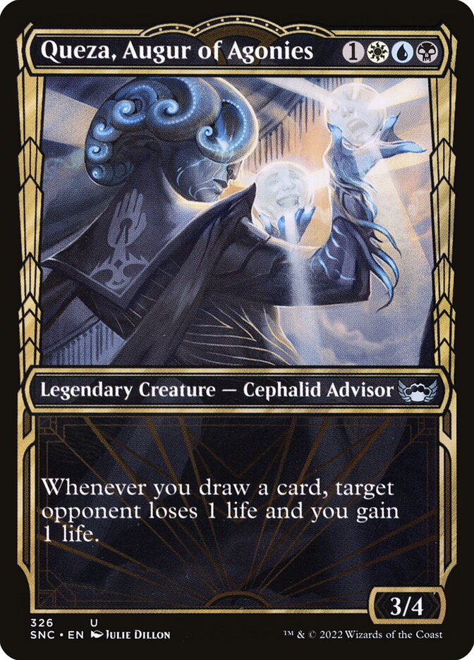 Queza, Augur of Agonies SNC-326 Streets of New Capenna Magic card