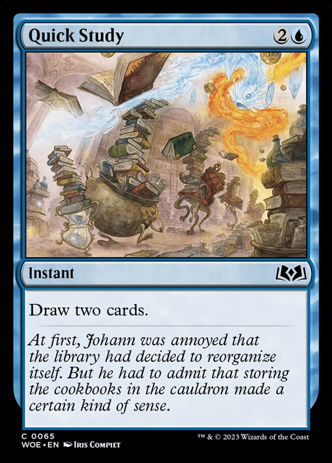 Quick Study WOE-65 Wilds of Eldraine Magic card
