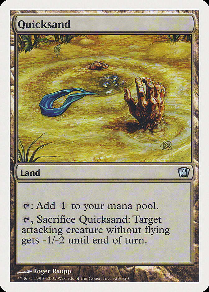 Quicksand 9ED-323 Ninth Edition Magic card