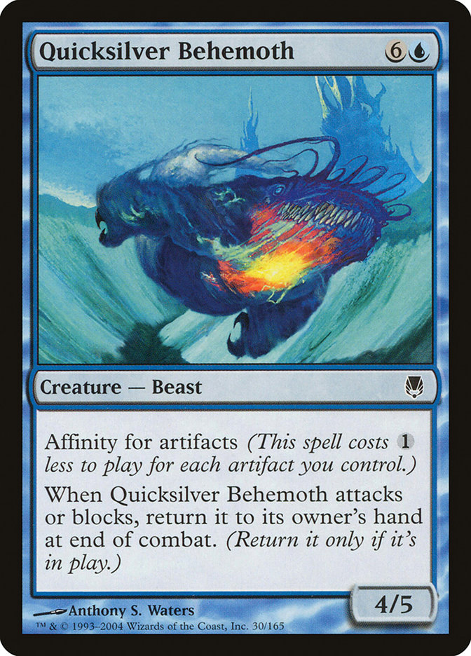 Quicksilver Behemoth DST-30 Darksteel Magic card