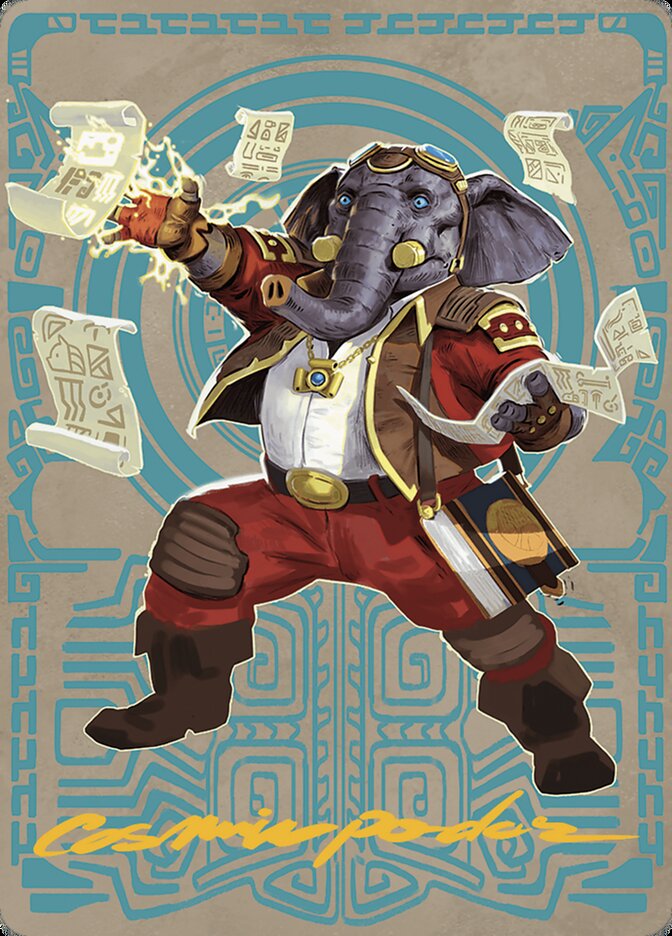 Quintorius Kand // Quintorius Kand ALCI-65 The Lost Caverns of Ixalan Art Series Magic card