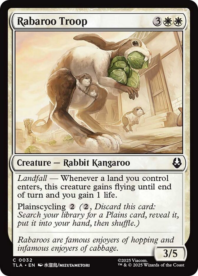 Rabaroo Troop TLA-32 Avatar: The Last Airbender Magic card