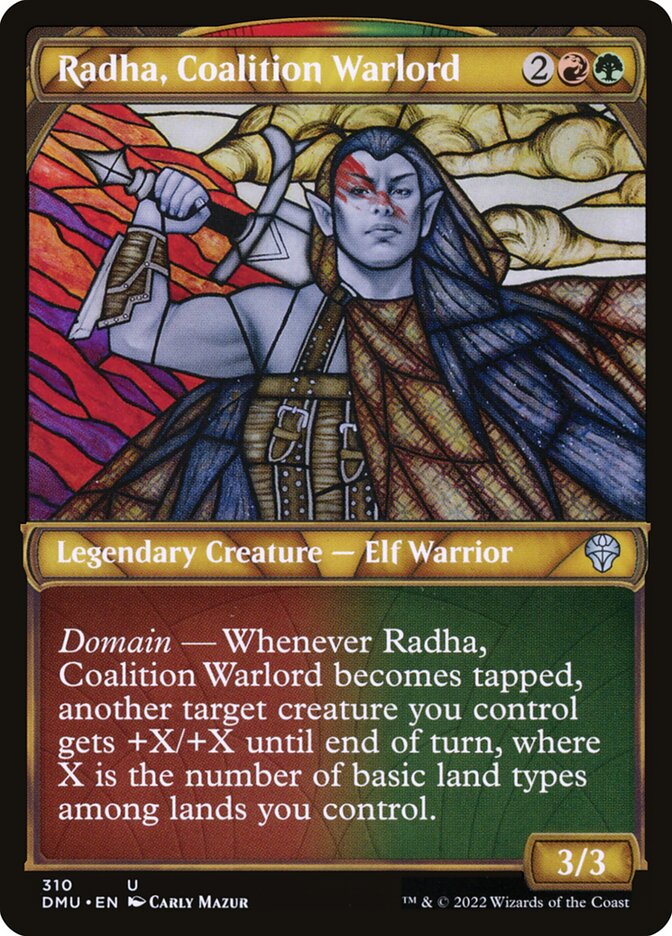 Radha, Coalition Warlord DMU-310 Dominaria United Magic card