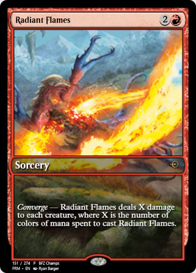 Radiant Flames PRM-58277 Magic Online Promos Magic card