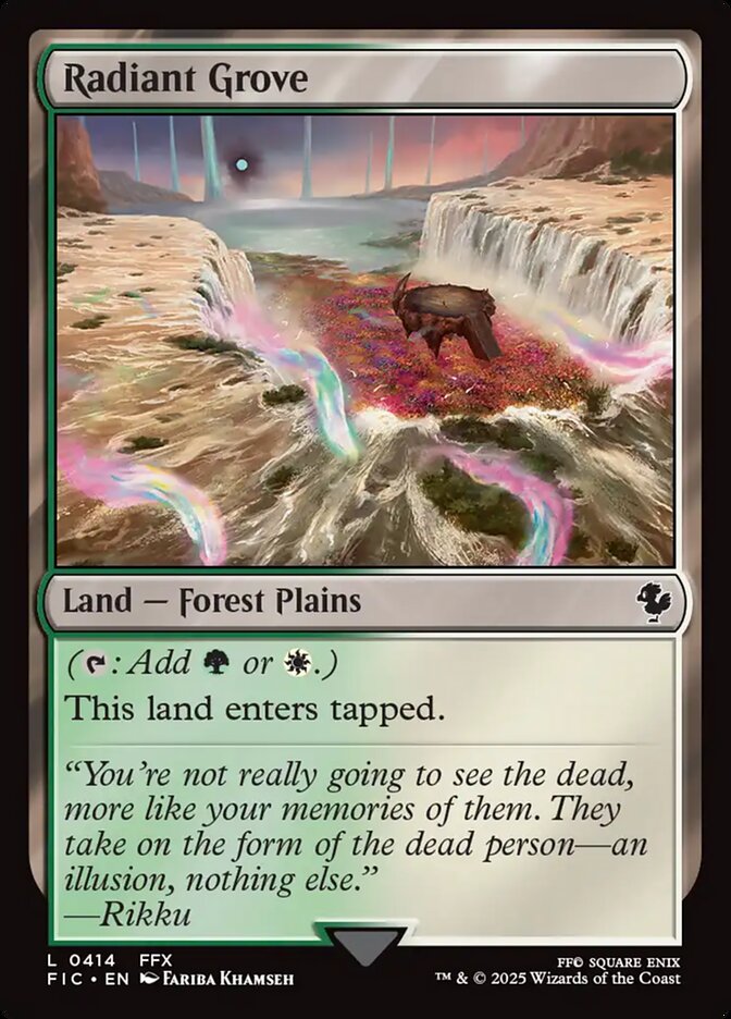 Radiant Grove FIC-414 Final Fantasy Commander Magic card