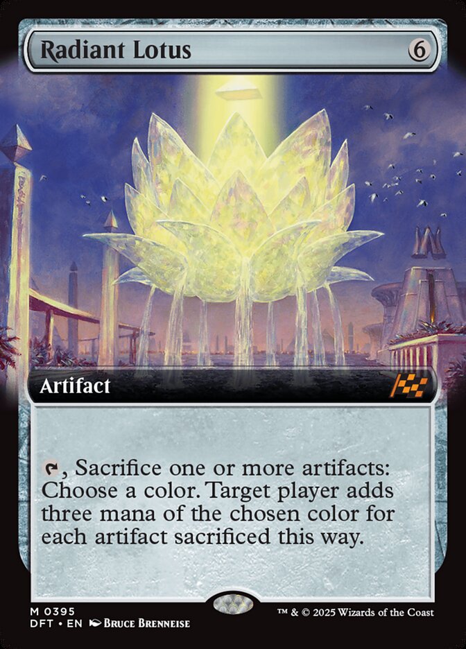 Radiant Lotus DFT-395 Aetherdrift Magic card
