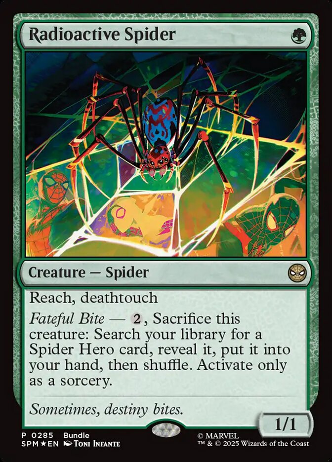 Radioactive Spider SPM-285 Marvel's Spider-Man Magic card