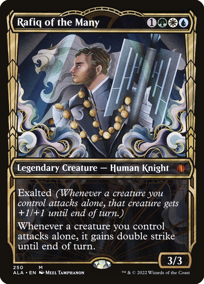 Rafiq of the Many ALA-250 Shards of Alara Magic card