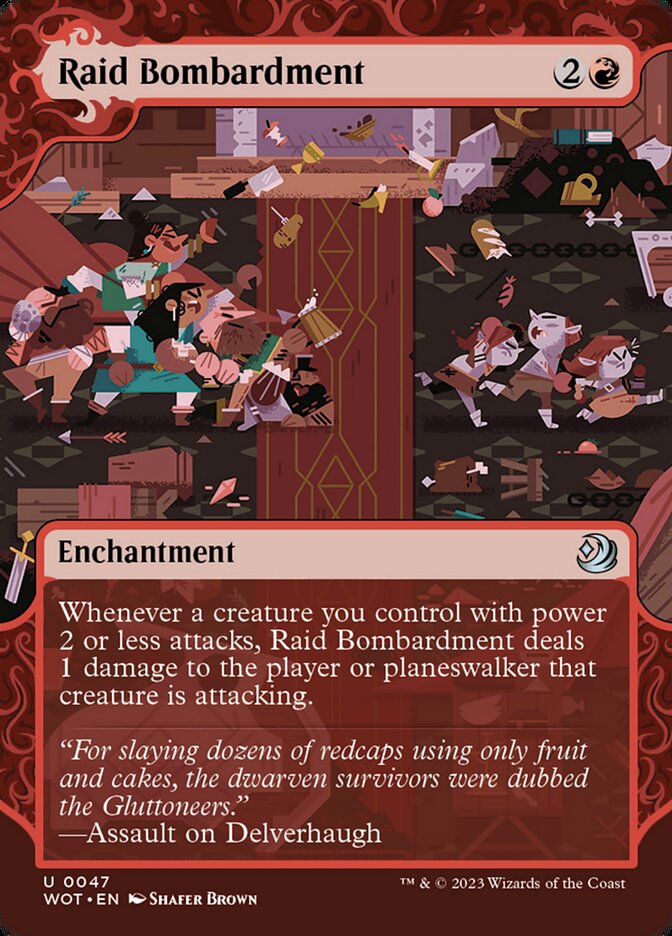 Raid Bombardment WOT-47 Wilds of Eldraine: Enchanting Tales Magic card