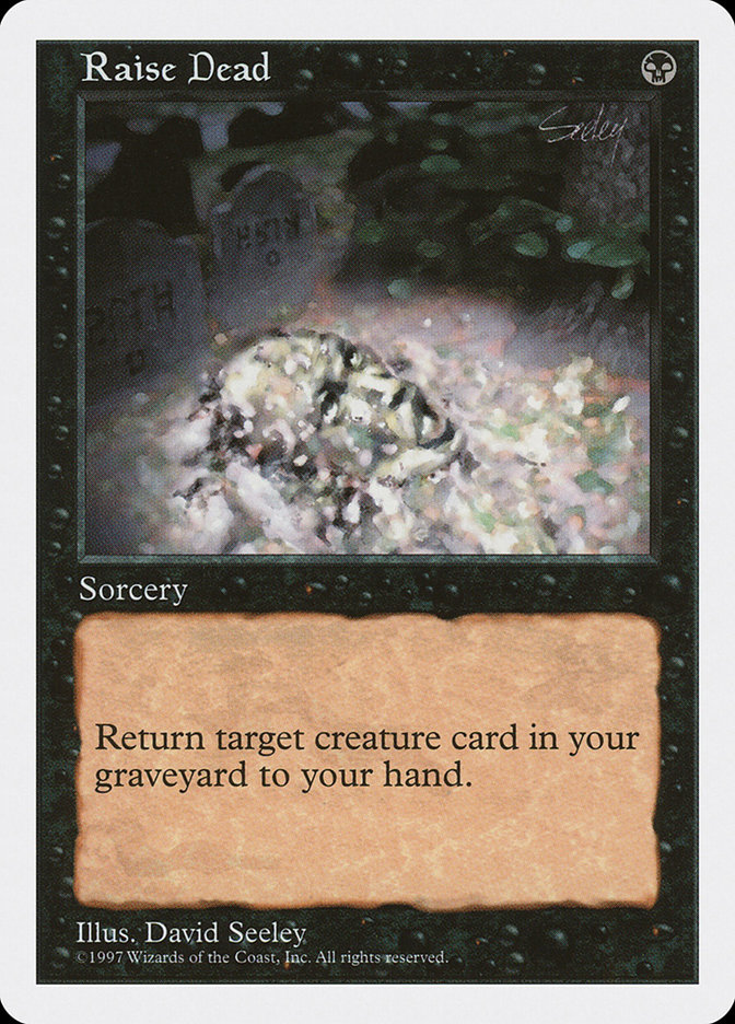 Raise Dead 5ED-191 Fifth Edition Magic card