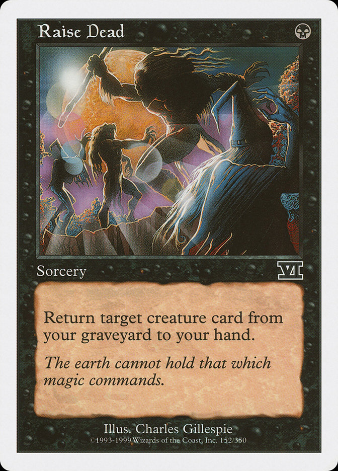 Raise Dead 6ED-152 Classic Sixth Edition Magic card