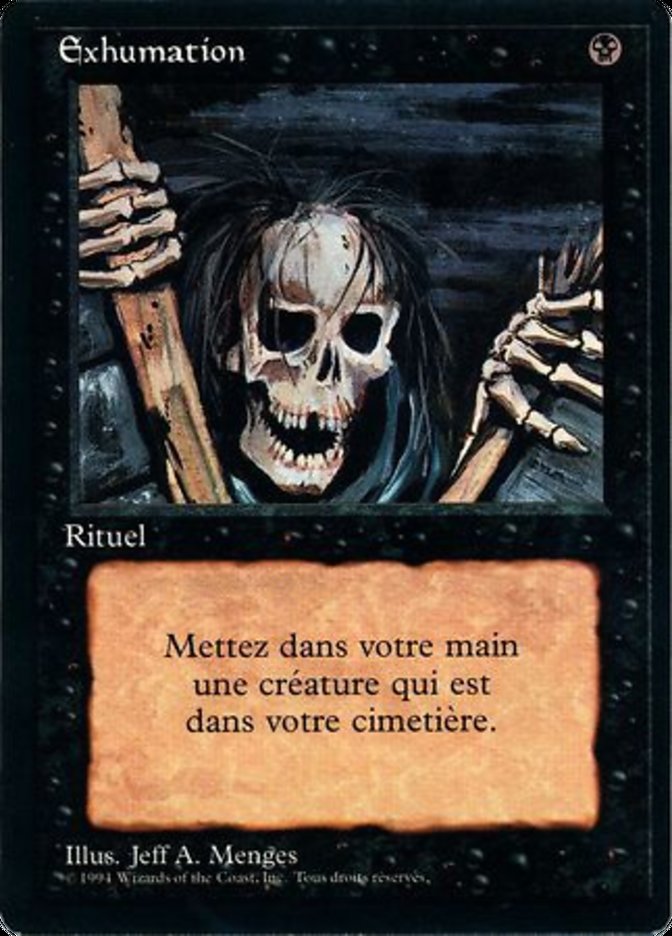 Raise Dead FBB-124 Foreign Black Border Magic card