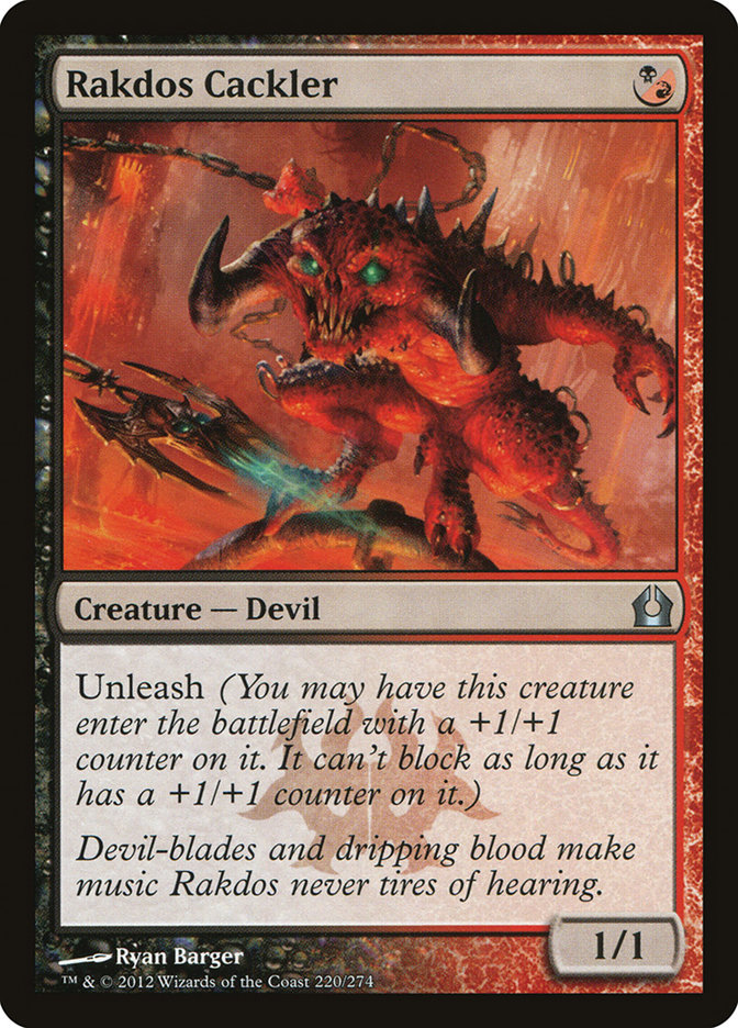 Rakdos Cackler RTR-220 Return to Ravnica Magic card