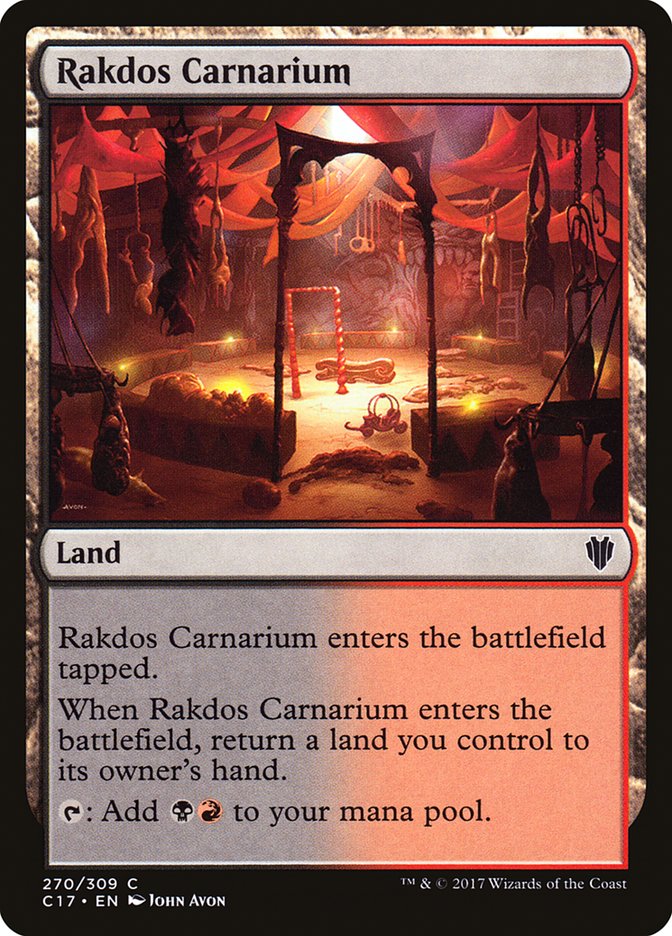 Rakdos Carnarium C17-270 Commander 2017 Magic card
