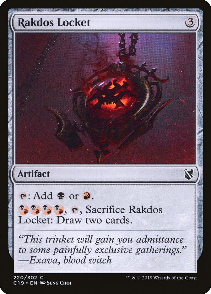 Rakdos Locket C19-220 Commander 2019 Magic card
