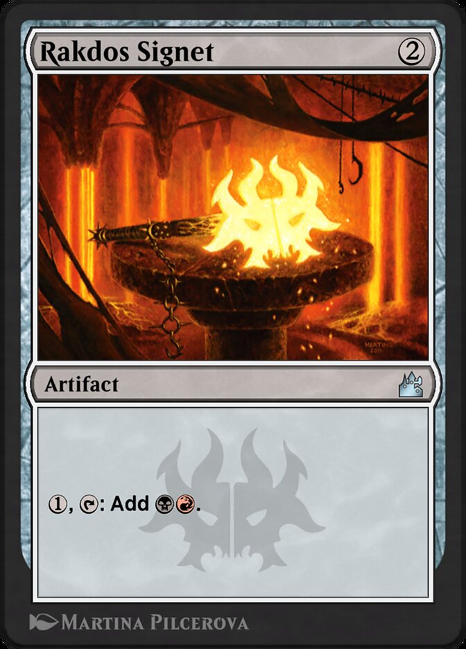 Rakdos Signet AA1-10 Arena Anthology 1 Magic card