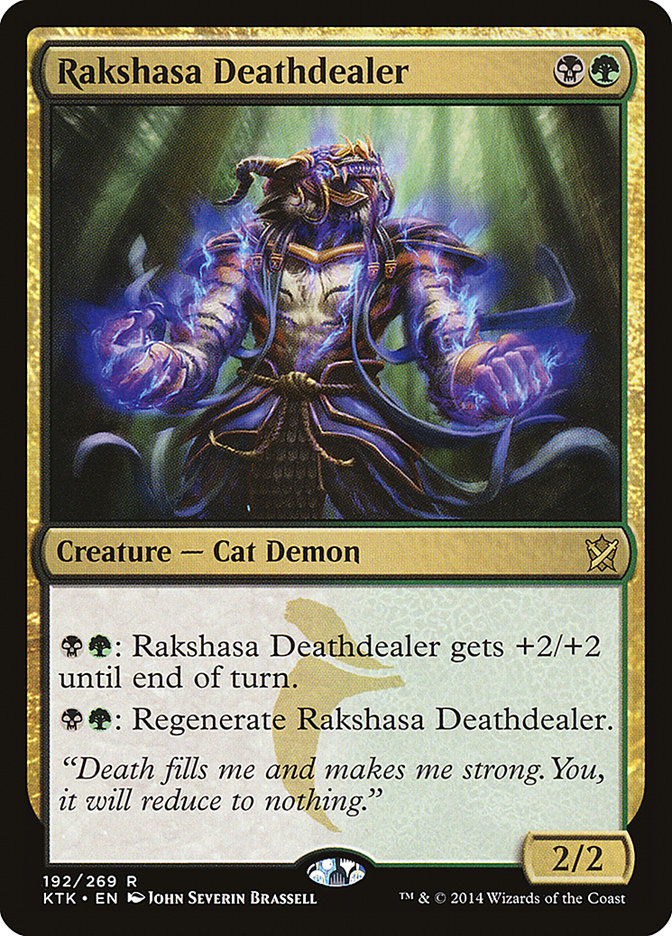 Rakshasa Deathdealer KTK-192 Khans of Tarkir Magic card