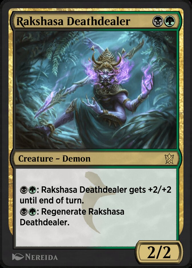 Rakshasa Deathdealer KTK-192Y Khans of Tarkir Magic card