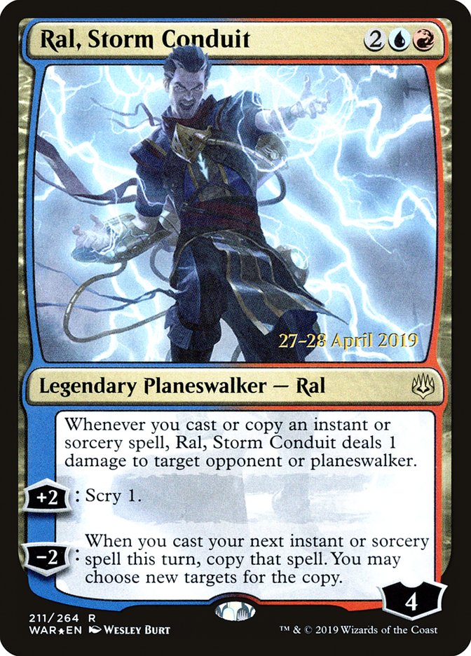 Ral, Storm Conduit PWAR-211S War of the Spark Promos Magic card