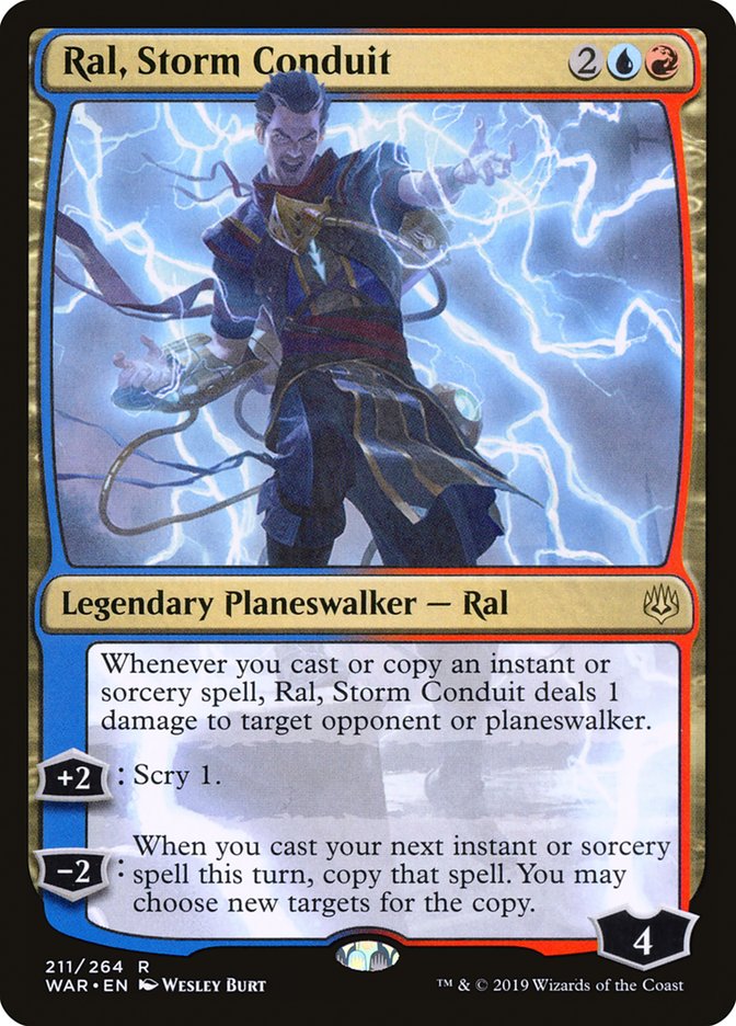 Ral, Storm Conduit WAR-211 War of the Spark Magic card