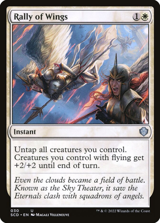 Rally of Wings SCD-30 Starter Commander Decks Magic card