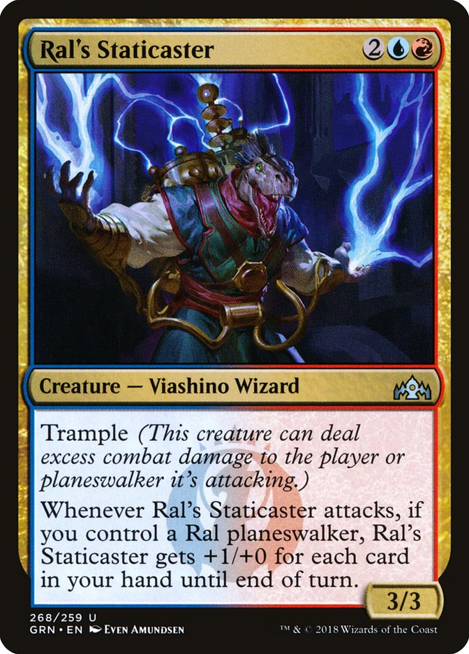 Ral's Staticaster GRN-268 Guilds of Ravnica Magic card