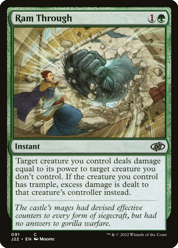 Ram Through J22-91 Jumpstart 2022 Magic card