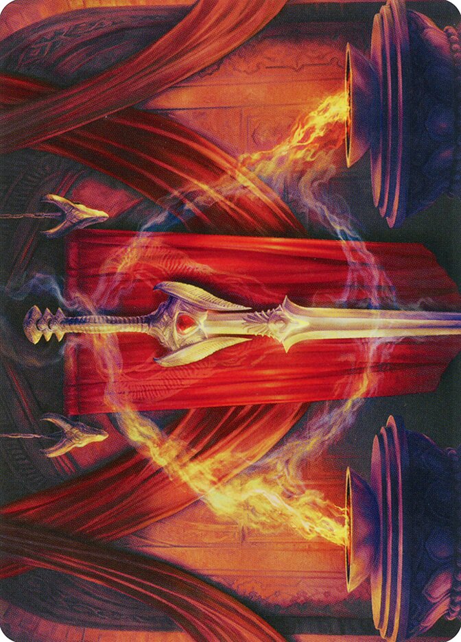 Ramosian Greatsword // Ramosian Greatsword AMOM-37 March of the Machine Art Series Magic card