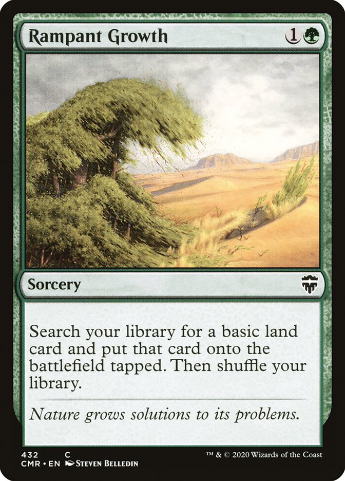 Rampant Growth CMR-432 Commander Legends Magic card