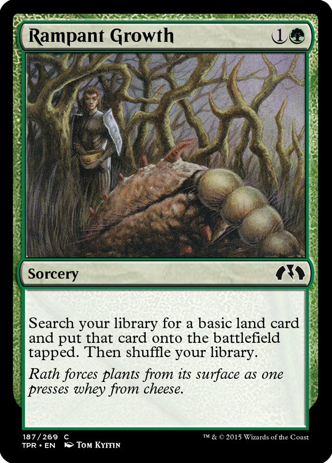 Rampant Growth TPR-187 Tempest Remastered Magic card