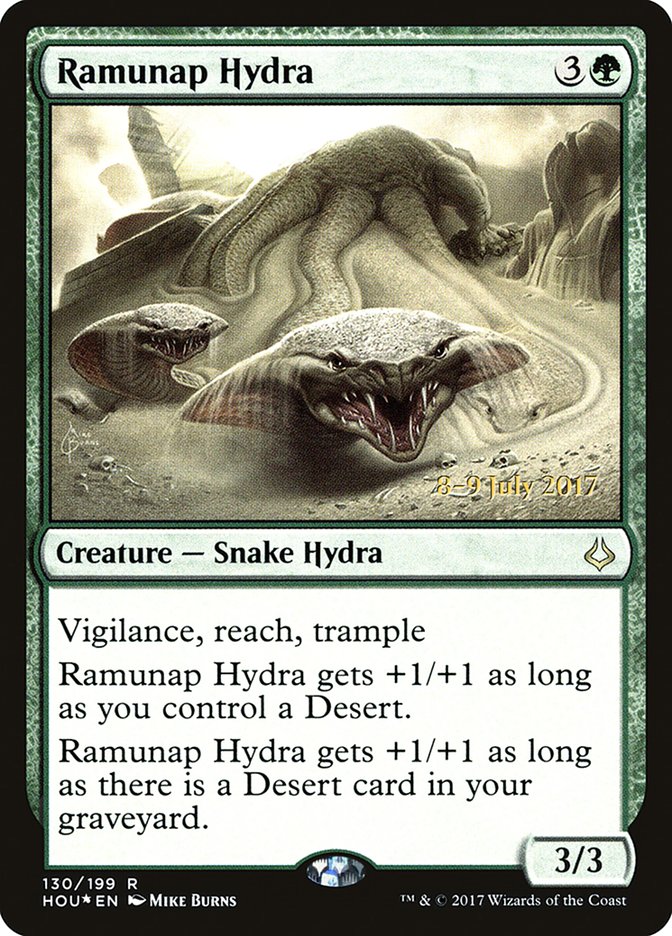 Ramunap Hydra PHOU-130S Hour of Devastation Promos Magic card