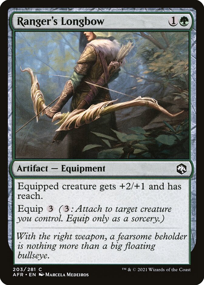 Ranger's Longbow AFR-203 Adventures in the Forgotten Realms Magic card
