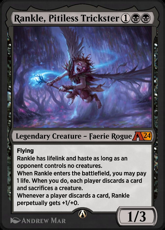 Rankle, Pitiless Trickster YOTJ-11 Alchemy: Outlaws of Thunder Junction Magic card