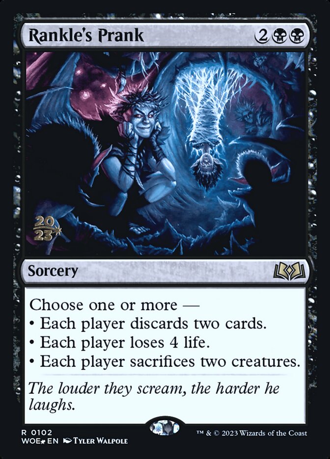 Rankle's Prank PWOE-102S Wilds of Eldraine Promos Magic card