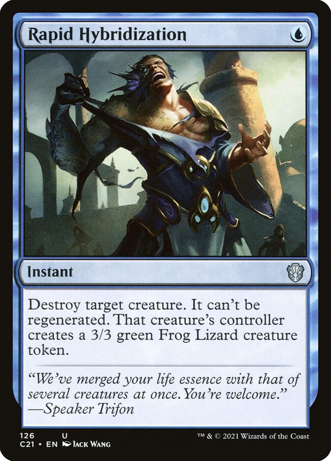 Rapid Hybridization C21-126 Commander 2021 Magic card