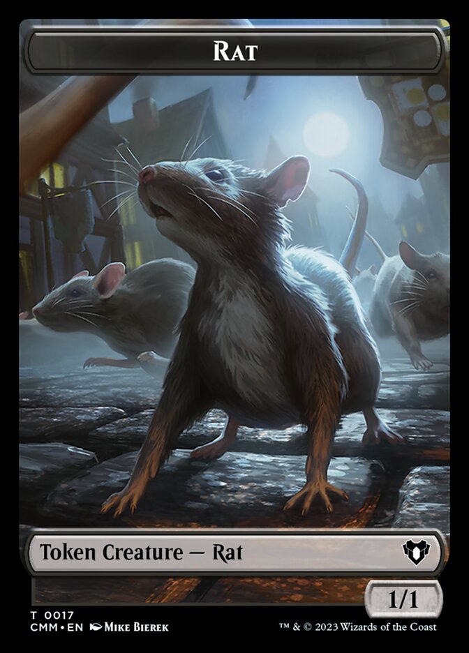 Rat TCMM-17 Commander Masters Tokens Magic card
