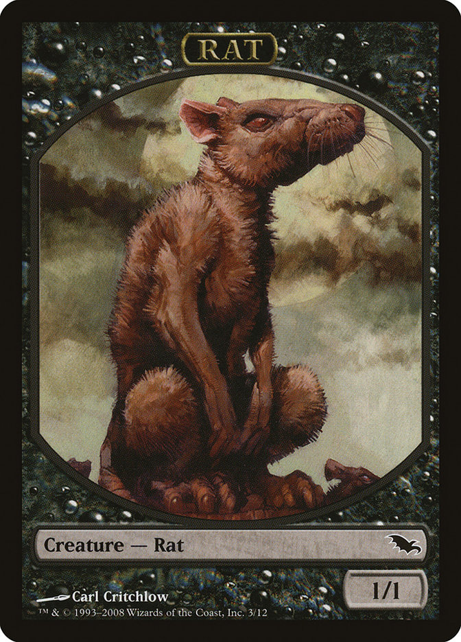 Rat TSHM-3 Shadowmoor Tokens Magic card