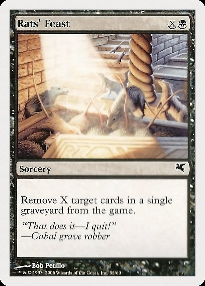 Rats' Feast PHUK-55 Hachette UK Magic card