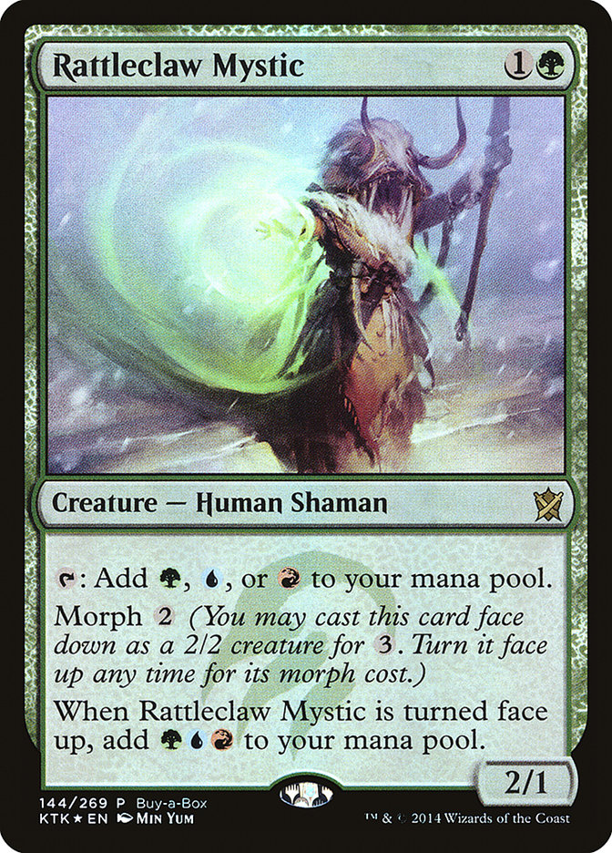 Rattleclaw Mystic PKTK-144 Khans of Tarkir Promos Magic card