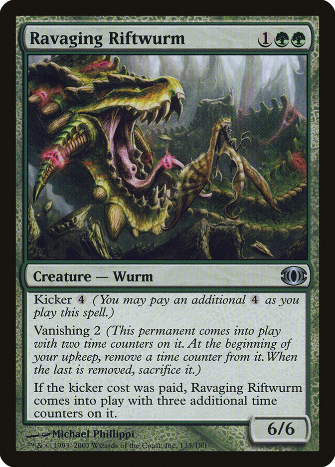 Ravaging Riftwurm FUT-135 Future Sight Magic card
