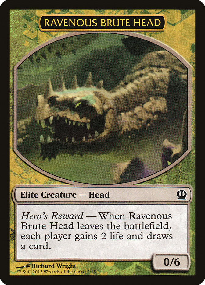 Ravenous Brute Head TFTH-2 Face the Hydra Magic card