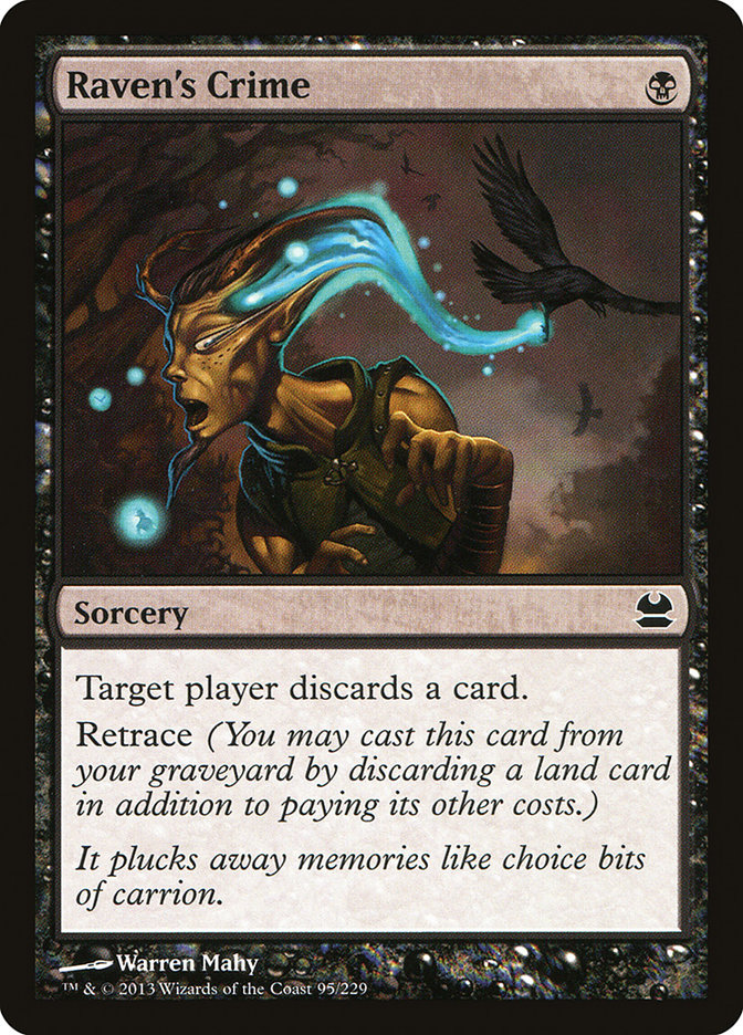 Raven's Crime MMA-95 Modern Masters Magic card