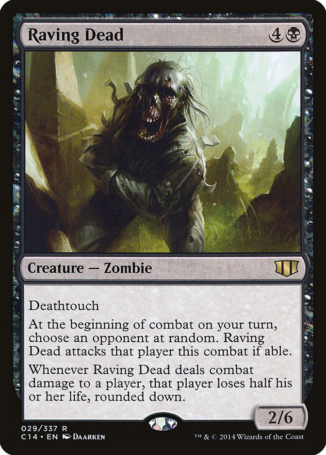 Raving Dead C14-29 Commander 2014 Magic card